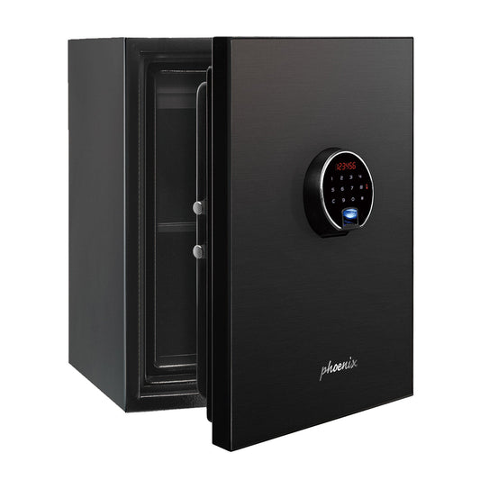 Phoenix Spectrum Plus LS6011FB, LS6011FS, LS6011FG Size 1 Luxury Fire Safe with Black / Silver or Gold Door Panel and Electronic Lock – With Free Delivery !