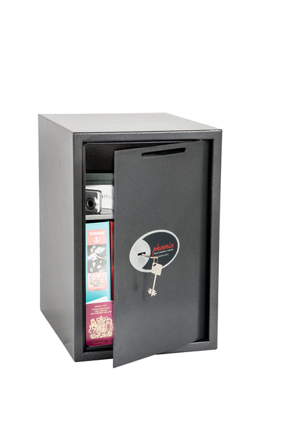 Phoenix Vela Home & Office SS0805KD SS0805ED Size 5 Security Cash Safe With Deposit Slot and Free Doorstep Delivery