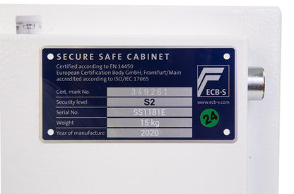 Phoenix Fortress SS1181K, SS1181E Size 1 S2 Security Safe with Key / Electronic Lock With Free Delivery!