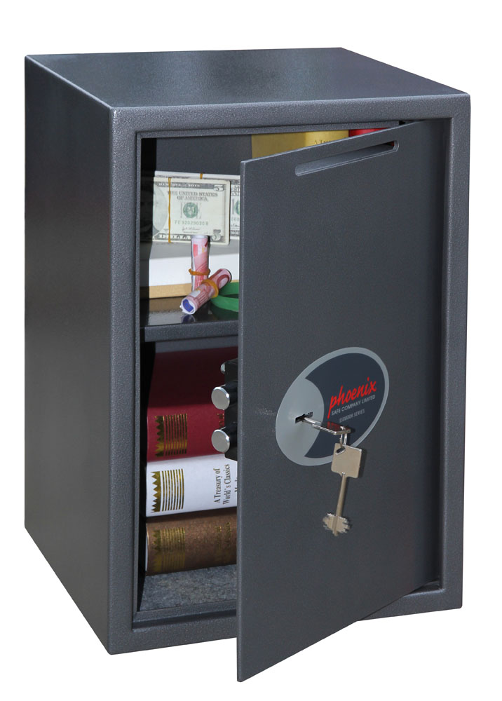 Phoenix Vela Deposit Home & Office SS0804KD, SS0804ED Size 4 Security Safe With Deposit Slot & Free Delivery!